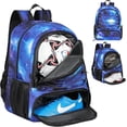 thumbnail image 1 of Basketball Bag Backpack for Men Women with Ball & Shoes Compartment 30L Capacity Lightweight Breathable Soccer Ball Bag Backpack Fit Volleyball Football Sports Travel School Gym, 1 of 6