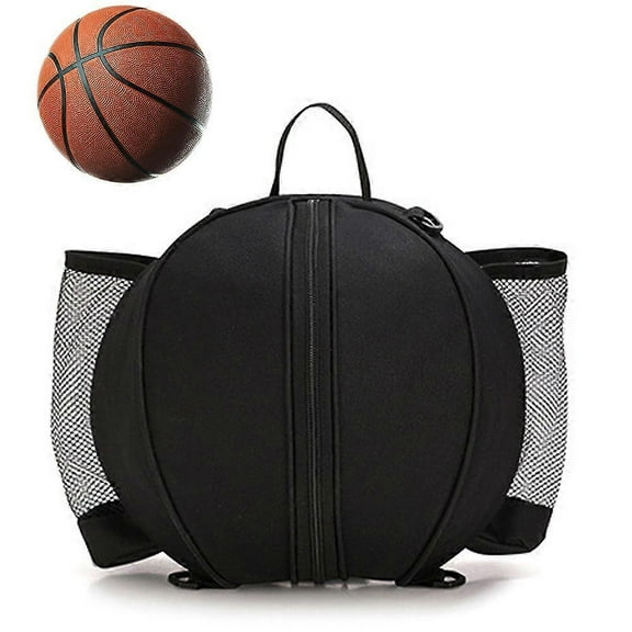 Basketball Bag Football Volleyball Softball Sports Ball Bag Holder Carrier+Adjustable Shoulder Strap Water Bottle Towel Sports Shoes