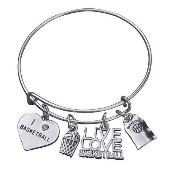 Basketball Bangle Bracelet -