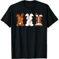 thumbnail image 1 of Basketball Baseball Football Sports Easter Bunny Rabbits T-Shirt, 1 of 3
