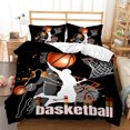 Basketball Bedding Set for Boys Kids Teens,Soft Comforter Sports Theme