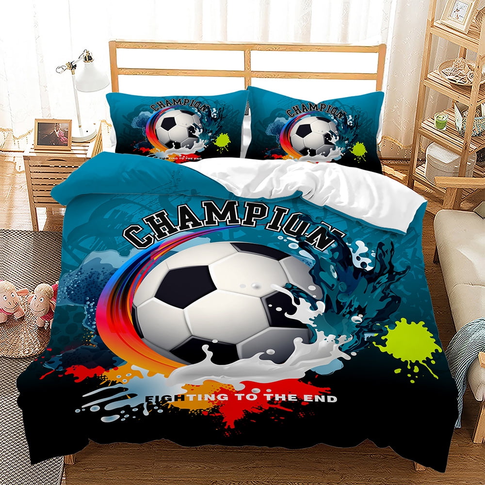 Basketball Bedding Set Sports Theme Duvet Cover Set for Kids Girls