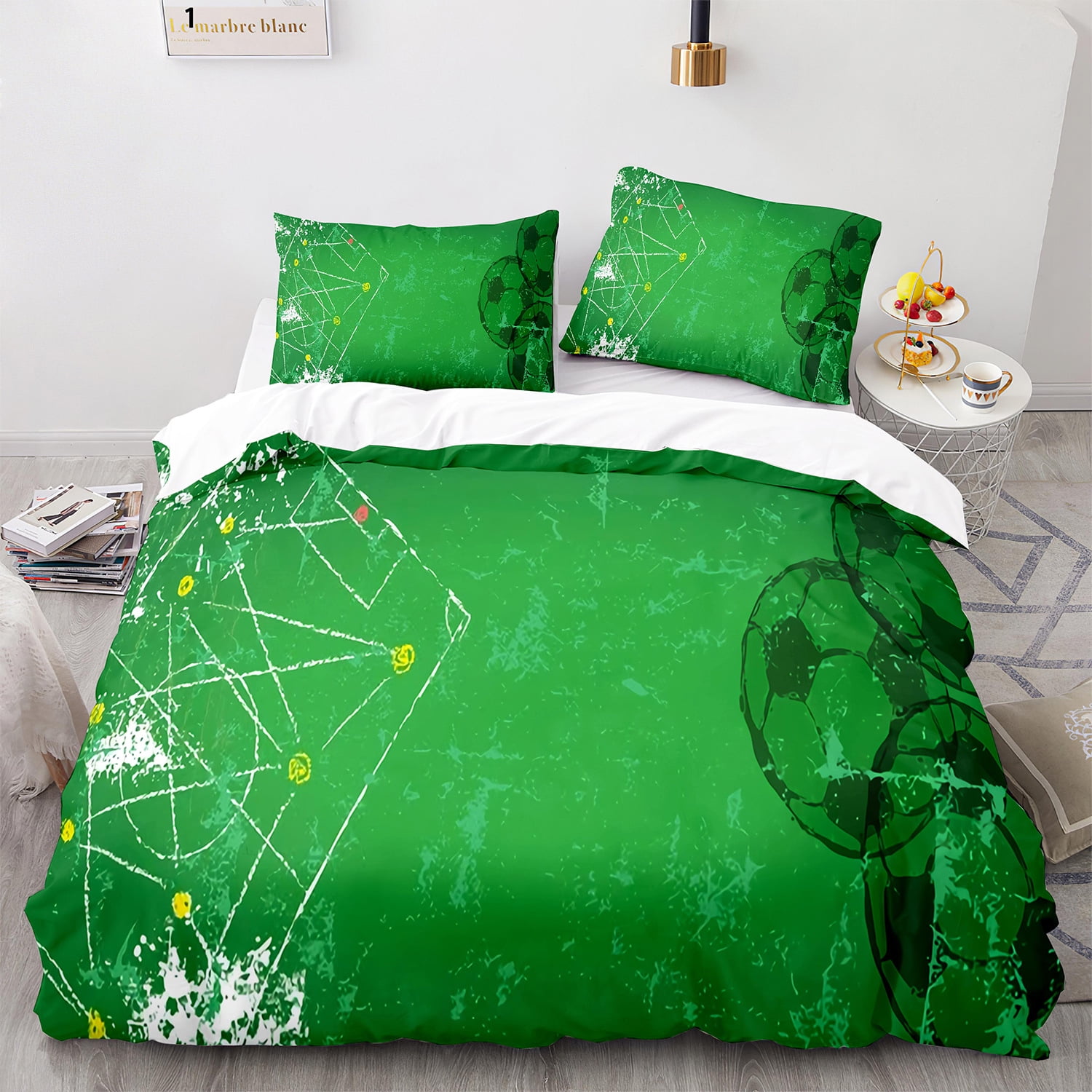 Basketball Bedding Sets Queen Size Sports Duvet Cover for Kids Teen,3D
