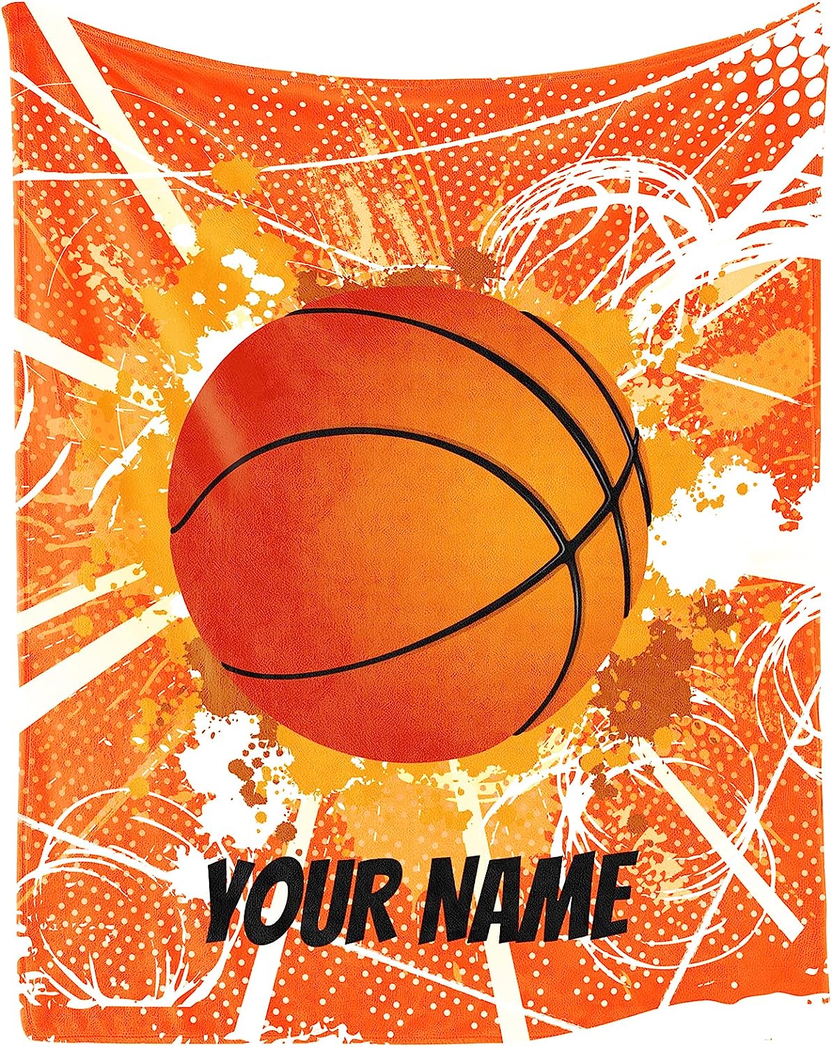 Basketball Blanket Gifts, 60"x80" Sports Throw Blanket for Boys Girls