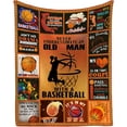 thumbnail image 1 of Basketball Blanket, Basketball Gifts, for Sport Fans Gifts, Basketballs Blankets Gift for Team, Best Gifts for Basketball Lovers (60" x 50", Basketball Gifts), 1 of 5
