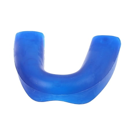 Basketball Boxing Blue Silica Gel Mouth Guard Gum Shield Teeth Protector
