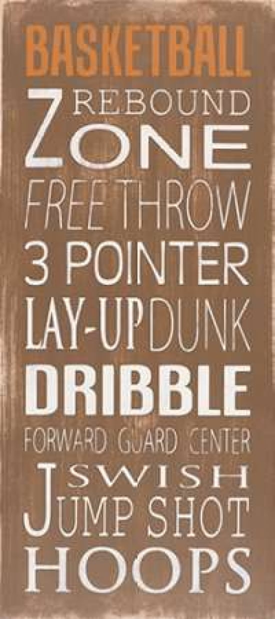 Basketball Canvas Art - Holly Stadler (24 x 48)