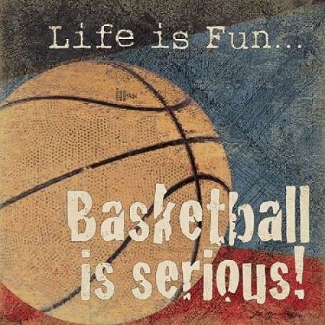 Basketball Canvas Art - Jo Moulton (24 x 24)
