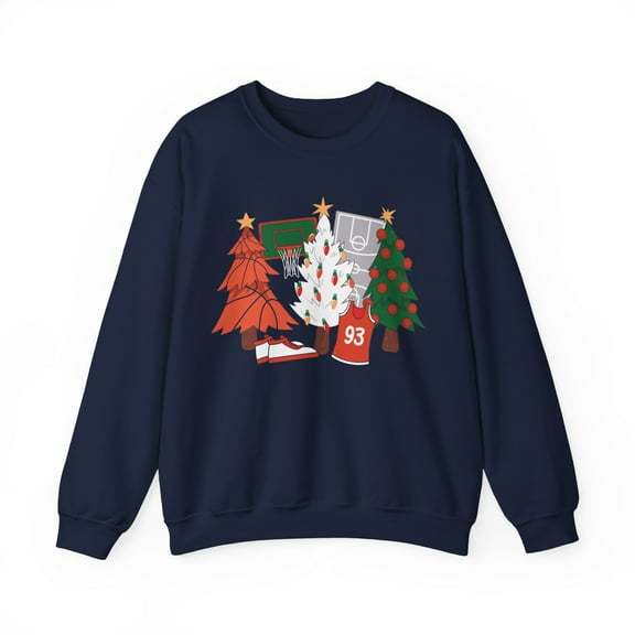 Basketball Christmas Tree Sweatshirt, Gift for Basketball Lover