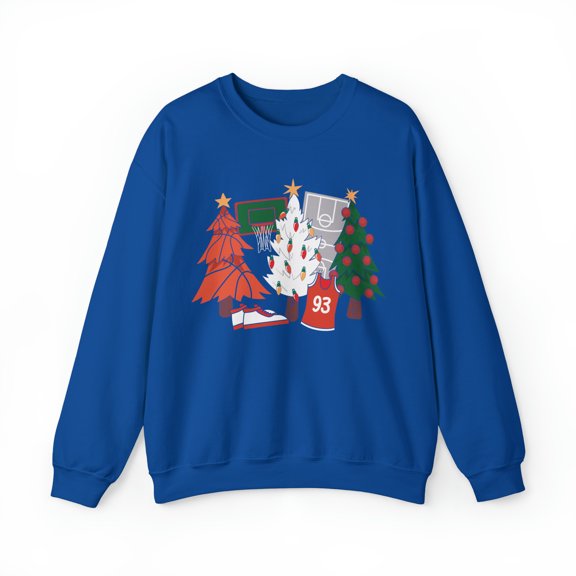 Basketball Christmas Tree Sweatshirt, Gift for Basketball Lover