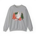 thumbnail image 1 of Basketball Christmas Tree Sweatshirt, Gift for Basketball Lover, 1 of 4