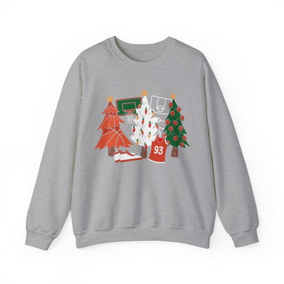 Basketball Christmas Tree Sweatshirt, Gift for Basketball Lover