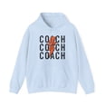 thumbnail image 1 of Basketball Coach Hoodie, Gifts, Hooded Sweatshirt, 1 of 4