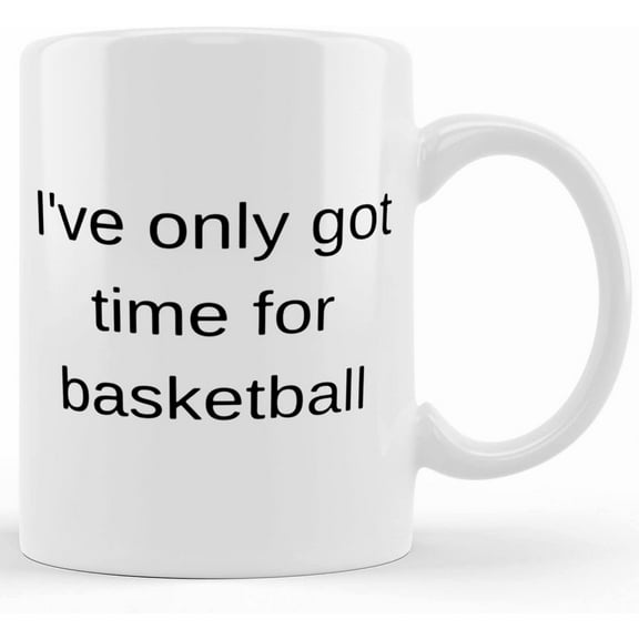 Basketball Coffee Mug, Ceramic Novelty Coffee Mugs 11oz, 15oz Mug, Tea Cup, Gift Present Mug For Birthday, Christmas Thanksgiving Festival