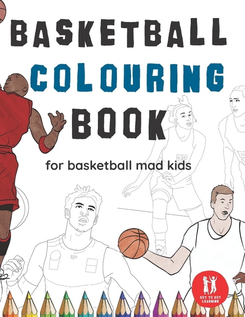 Basketball Colouring Book: Great Gift for Boys & Girls, Ages 4-12 (Paperback)