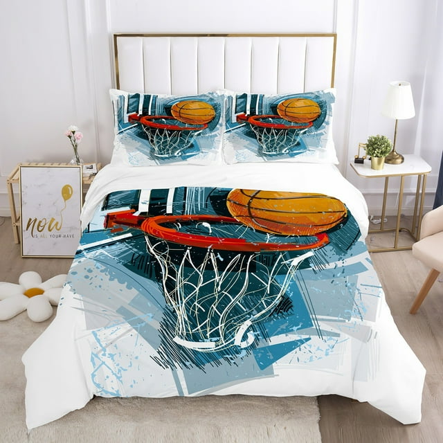 Basketball Comforter Cover Set Twin Full Queen King Size,Basketball