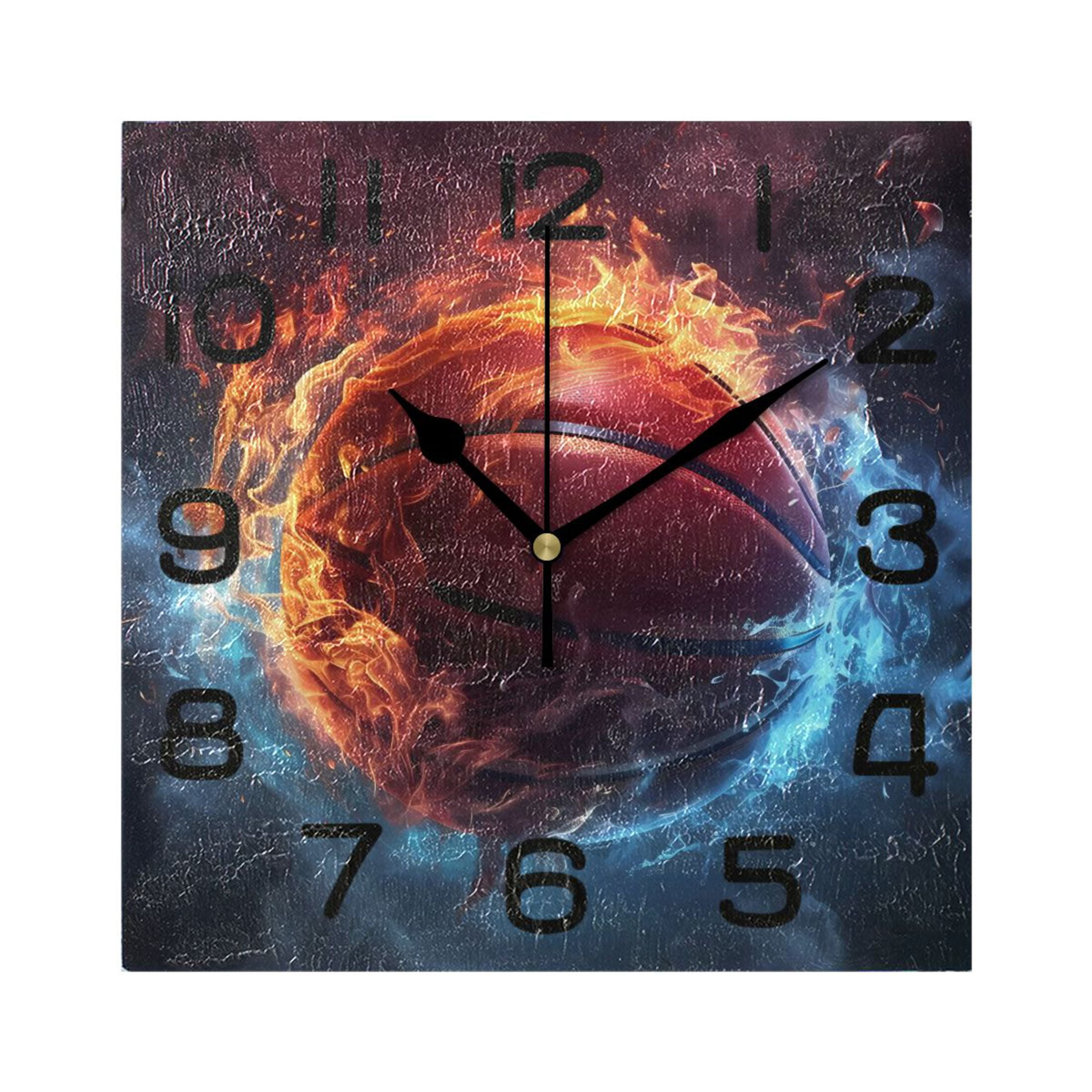 Colorful and unique clock design on Craiyon, image size:2200x2200