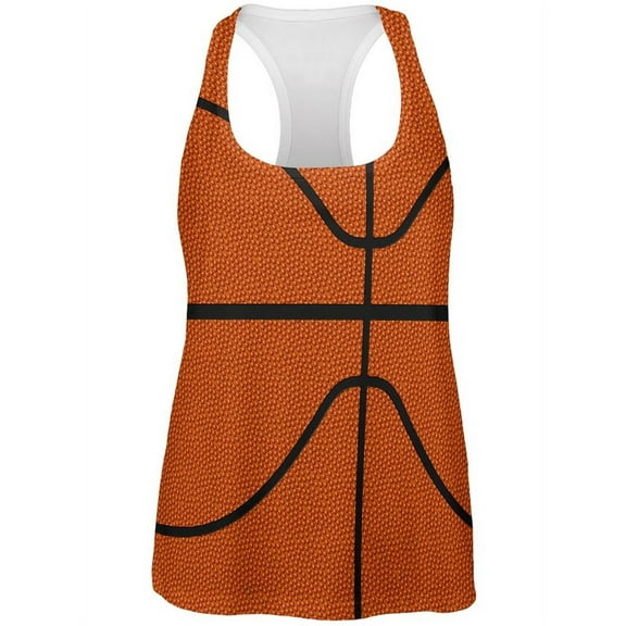 Basketball Costume All Over Womens Work Out Tank Top - Large