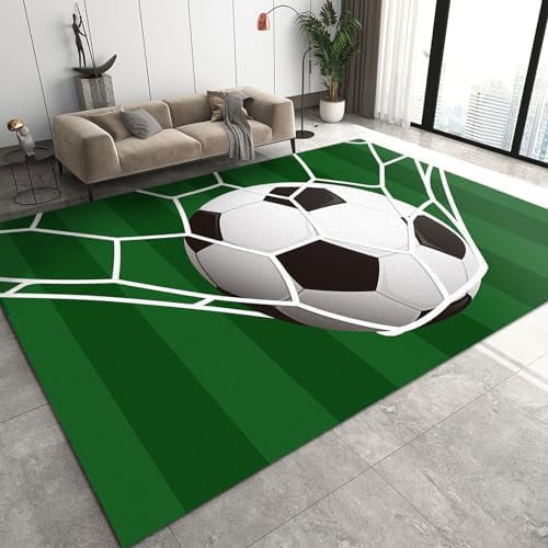 Basketball Court Area Carpets Abstract Sports Theme Noise Reduction