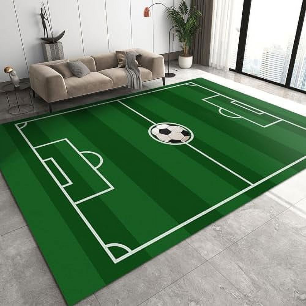 Cool Large 3D Printed Gaming Carpet Rugs For Boys Bedroom, Home Decor Kids Game Room Gamer Area Rugs, Non-Slip Gamepad Carpet For Teen Men Living Room Sofa Playroom Hard Wood Floor