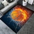 thumbnail image 1 of Basketball Court Large Area Rugs for Teen Boys Playroom Bedroom Carpet Yoga Mat Flannel Carpet for L, 1 of 5
