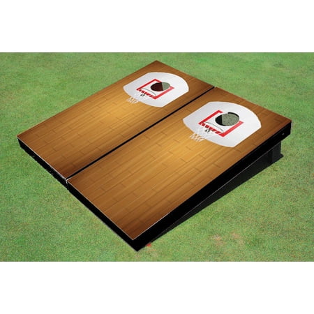Basketball Court Themed Cornhole Board set