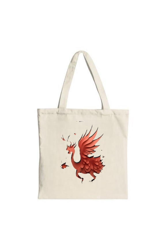 Stylish Cream Tote Bag - Perfect for Shopping Travel & Parties Multifunctional Canvas Bag with Handles