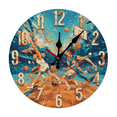 thumbnail image 1 of Basketball Court Wall Clock Artistic Sports Game Decor, Artistic Home Decor, Perfect for Home Accents10-Inch (AA Battery Not Included), 1 of 14