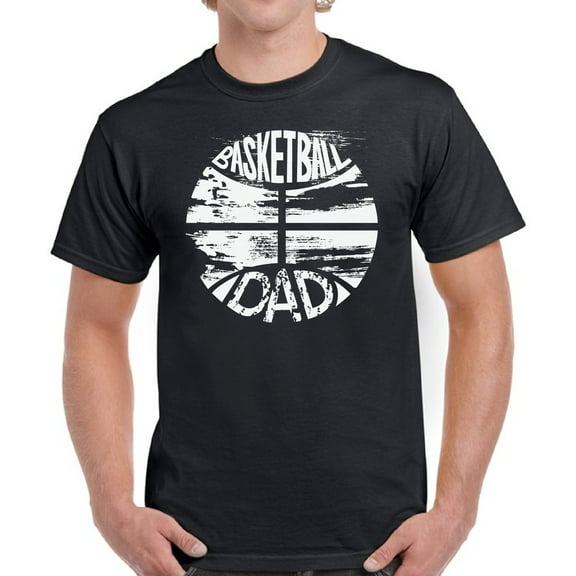 Basketball Dad Vintage Print Graphic Men T-Shirt S M L XL 2XL 3XL 4XL 5XL Father's Day Gift