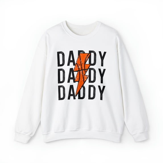 Basketball Daddy Dad Fathers Day Sweatshirt, Gifts, Crewneck