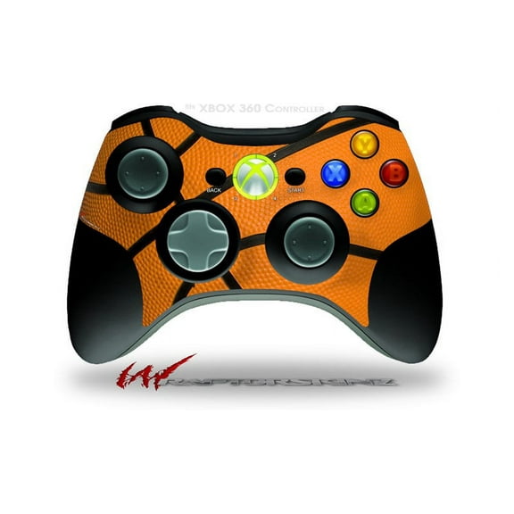 Basketball - Decal Style Skin fits Microsoft XBOX 360 Wireless Controller (CONTROLLER NOT INCLUDED) by WraptorSkinz