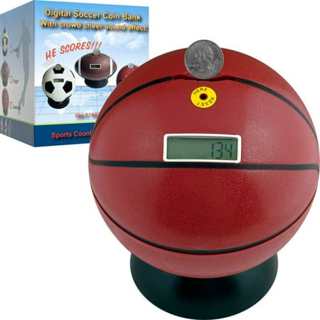 Basketball Digital Coin Counting Bank