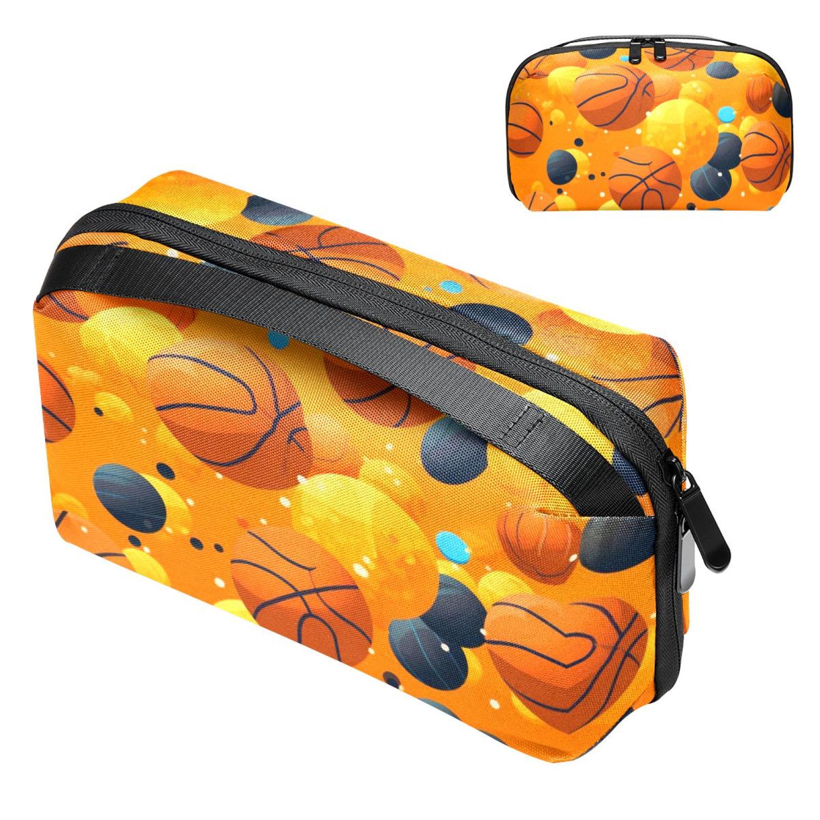 Basketball Digital Organizer Bag with Waterproof Oxford Cloth, 5.9x9 ...