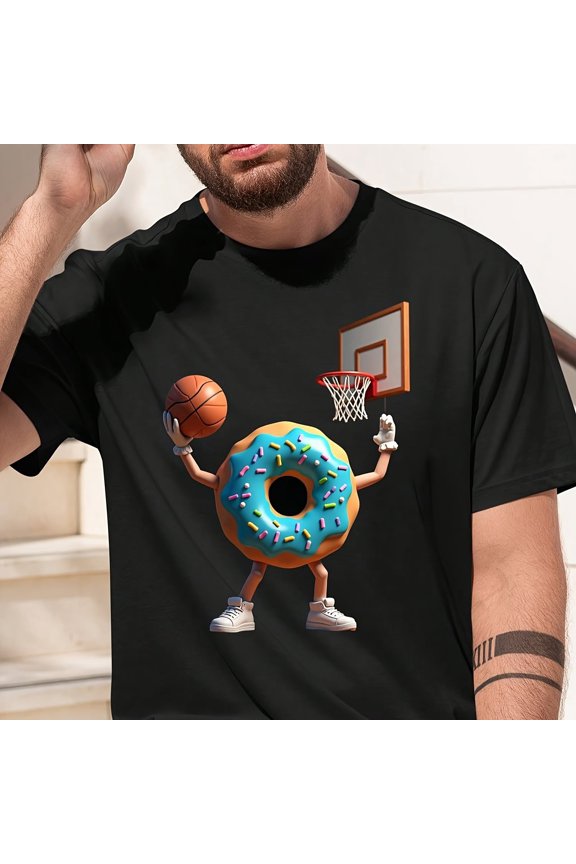Basketball Donut Fun Graphic All Sean