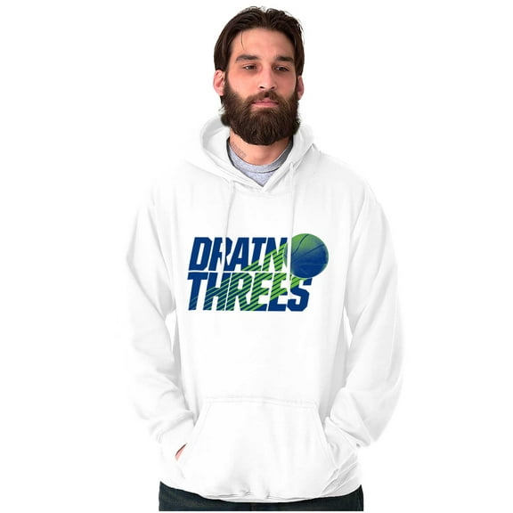 Basketball Drain Three Pointers Hoodie Hooded Sweatshirt Men Brisco Brands S