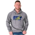 thumbnail image 1 of Basketball Drain Three Pointers Men's Big & Tall Graphic Hoodie Brisco Brands 3X, 1 of 5