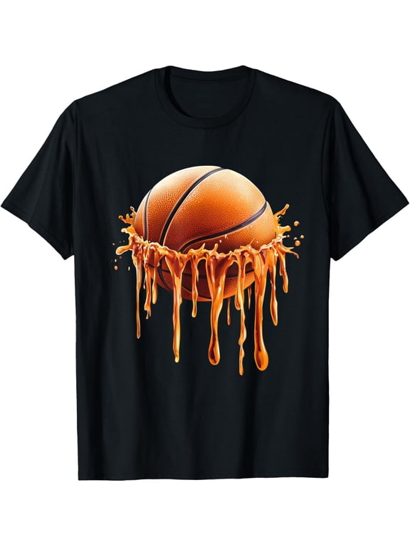 Basketball Drip Graphic T-Shirt