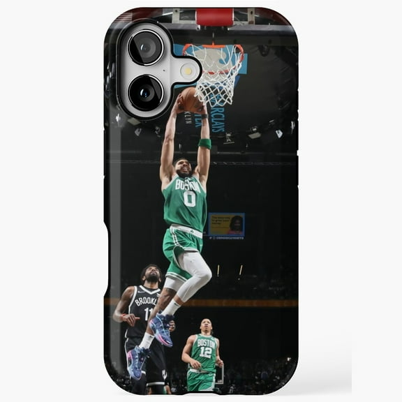 Basketball Dunk Action Sports Player Illustration Artwork iPhone Case 17 11 12 13 14 15 16 Pro Max