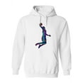 thumbnail image 1 of Basketball Dunk Hoodie Women -SPIdeals Designs, Female Large, 1 of 4