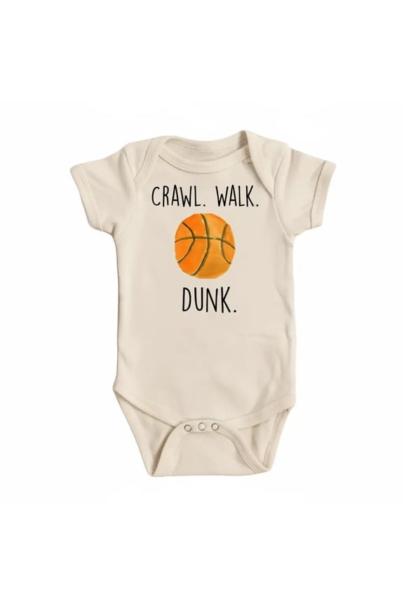 Basketball Dunk Newborn Gift Baby Bodysuit