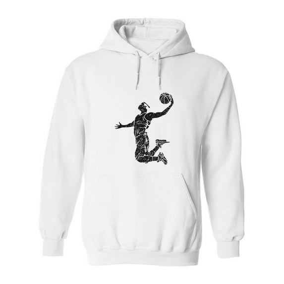Basketball Dunkin Hoodie Men -SPIdeals Designs, Male XX-Large