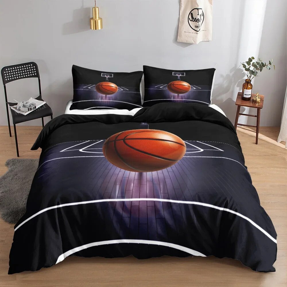 Basketball Duvet Cover Set Basketball Bedding Sets Full Sports Game