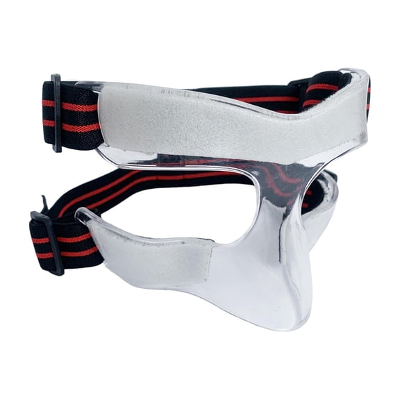 Basketball Face Guard for Broken Nose Nose Guard Half Face Red Rope