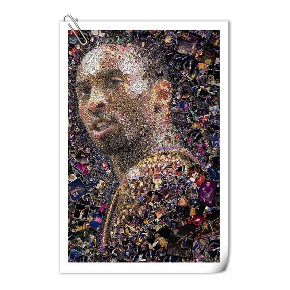 Basketball Fans Poster Canvas Prints Wall Art Décor Kobe Bryant Posters for Teen Room Wall Decoration - Unframed 8x12 inch