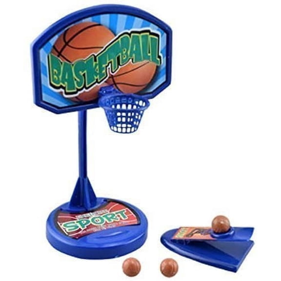 Basketball Finger Sports Game with Complete Basketball System, Shooting Pad, and 3 Mini Basketballs