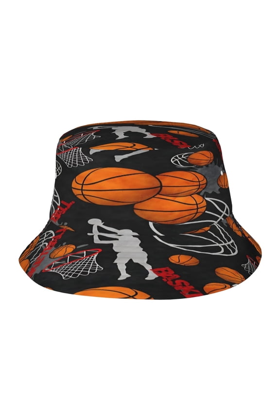 Basketball Fisherman's Hat Lightweight and Breathable Sun Hat Suitable for Both Men and Women