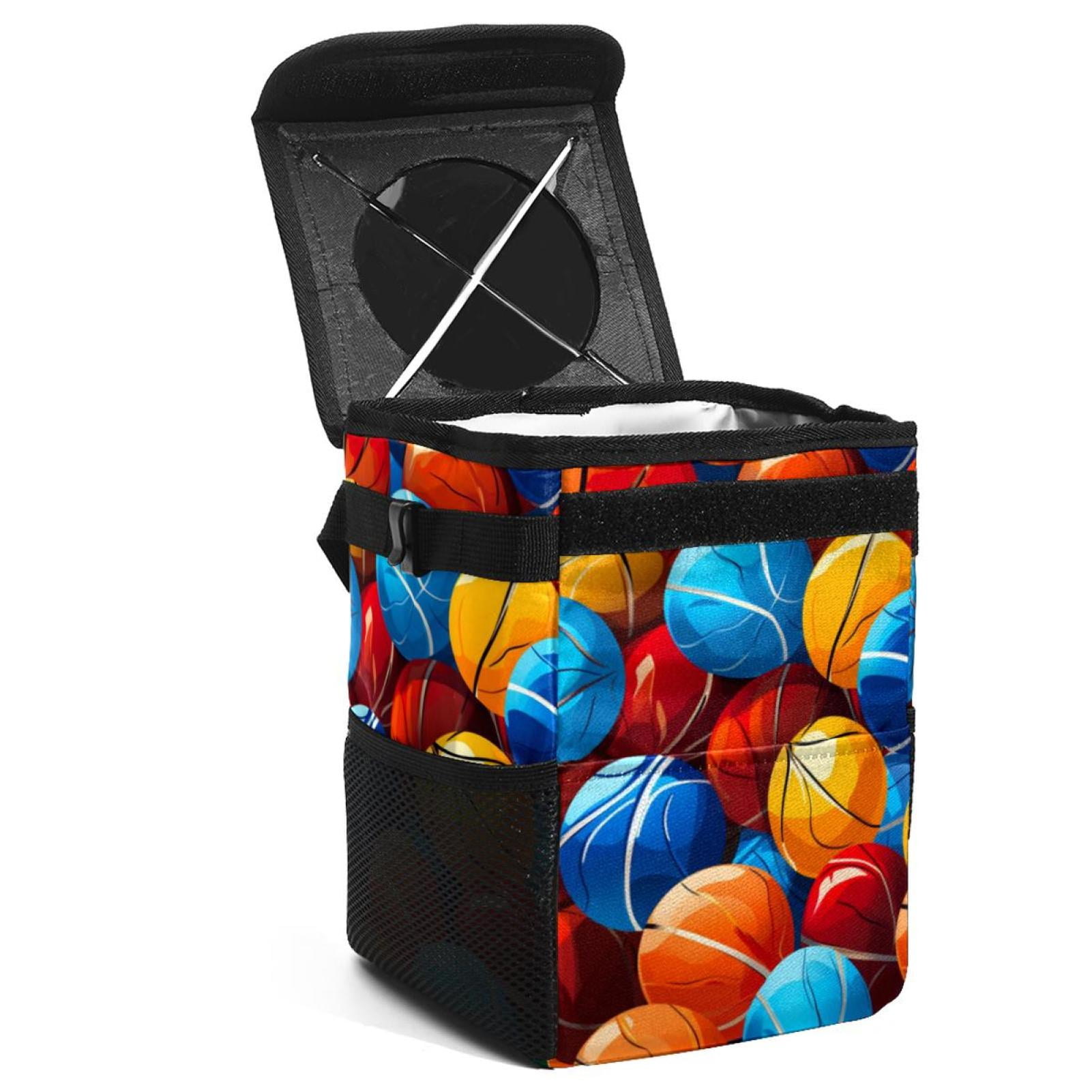 Car Trash Can, Oxford Cloth Foldable Auto Trash Bin - View #2