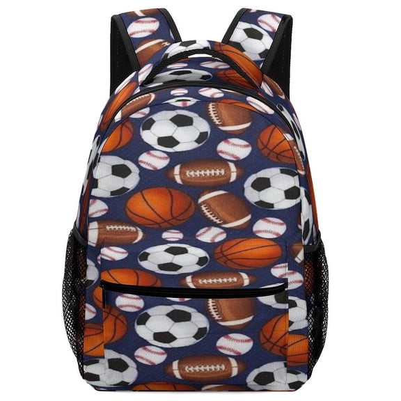 Basketball Football Backpack for Teenage Business Daypack College Canvas Bags Durable