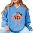 thumbnail image 1 of Basketball Game Day Hoop - Women's Graphic Sweatshirt, 1 of 9