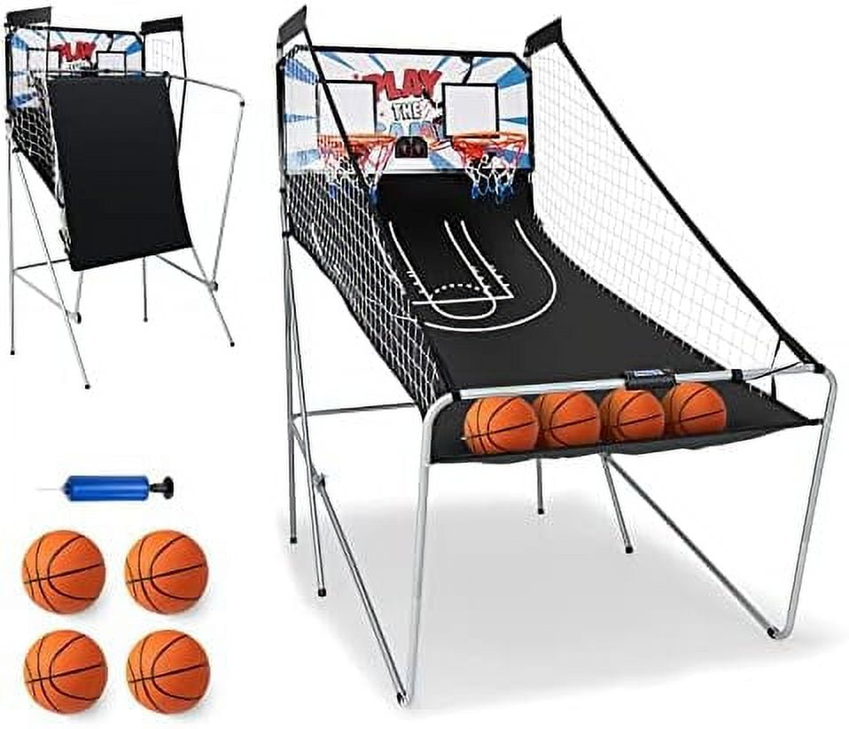 Basketball Game, Indoor Basketball Arcade Game With 8 Game Options, 4